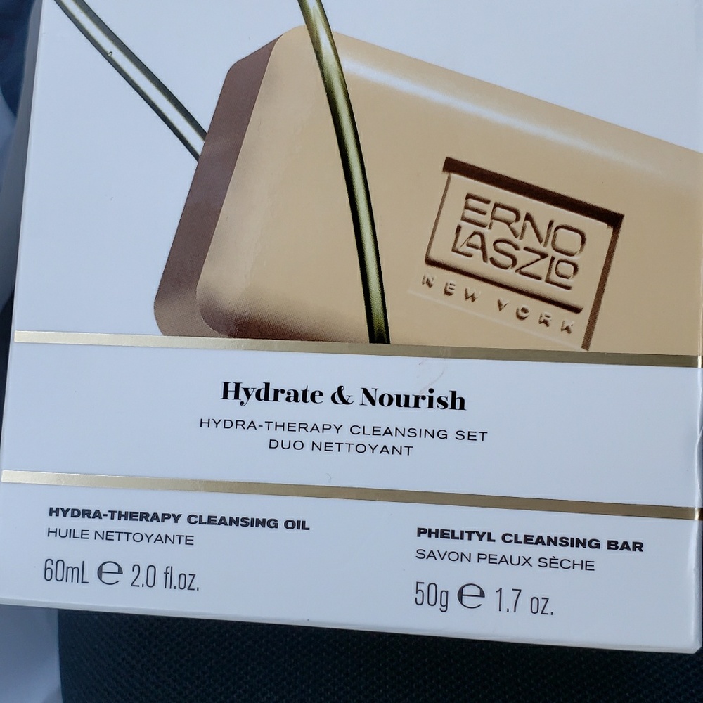 Erno Laszlo hydrating cleansing oil and soap